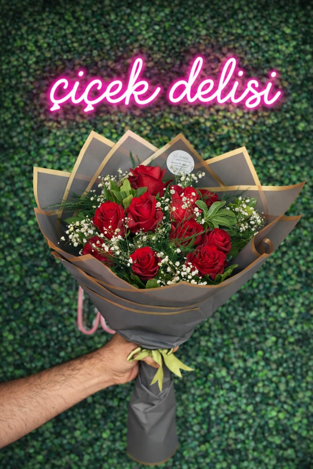 K�rm�z� g�l buketi